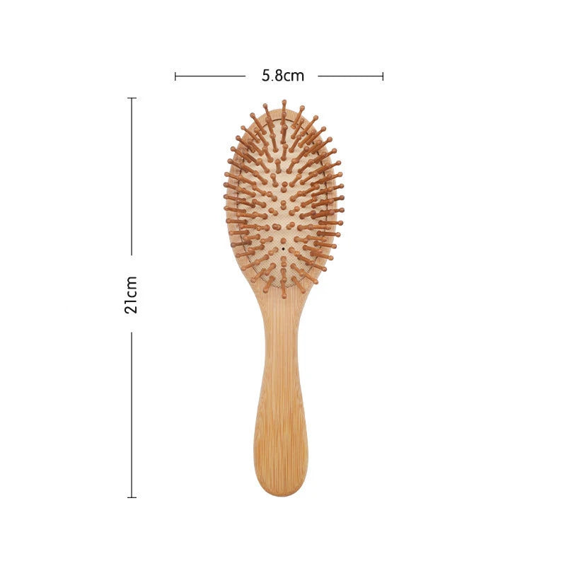 Natural Wooden Comb: Hair Loss Massage and Healthy Hair and Scalp