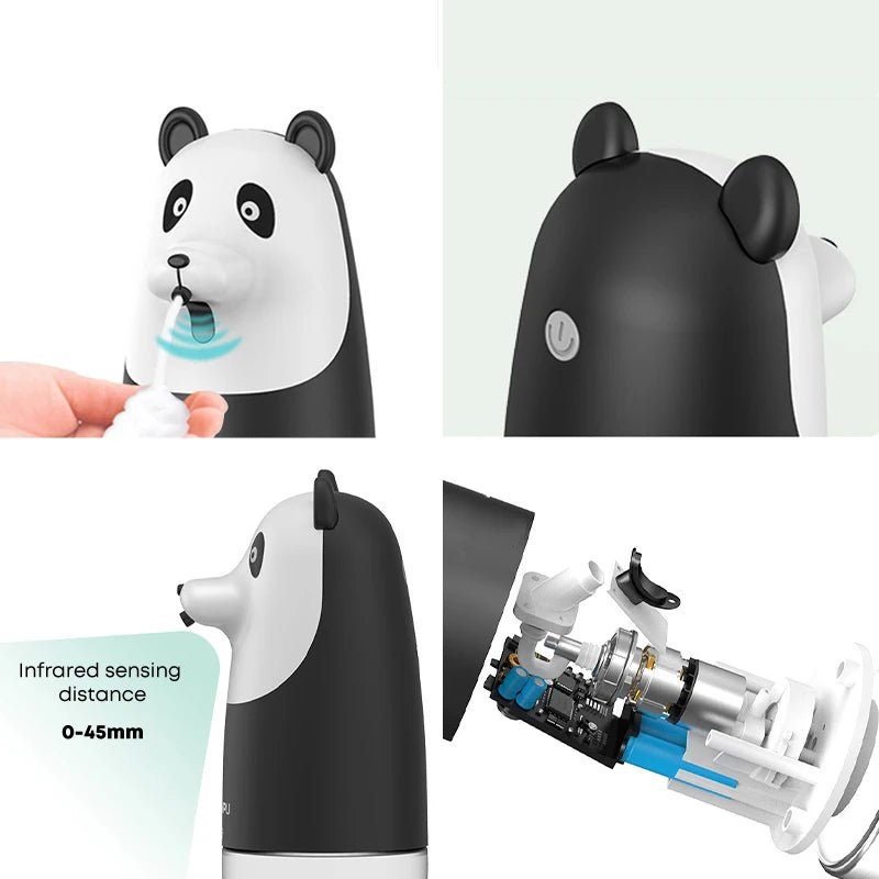 Cute Panda Portable Automatic Liquid Soap Dispense