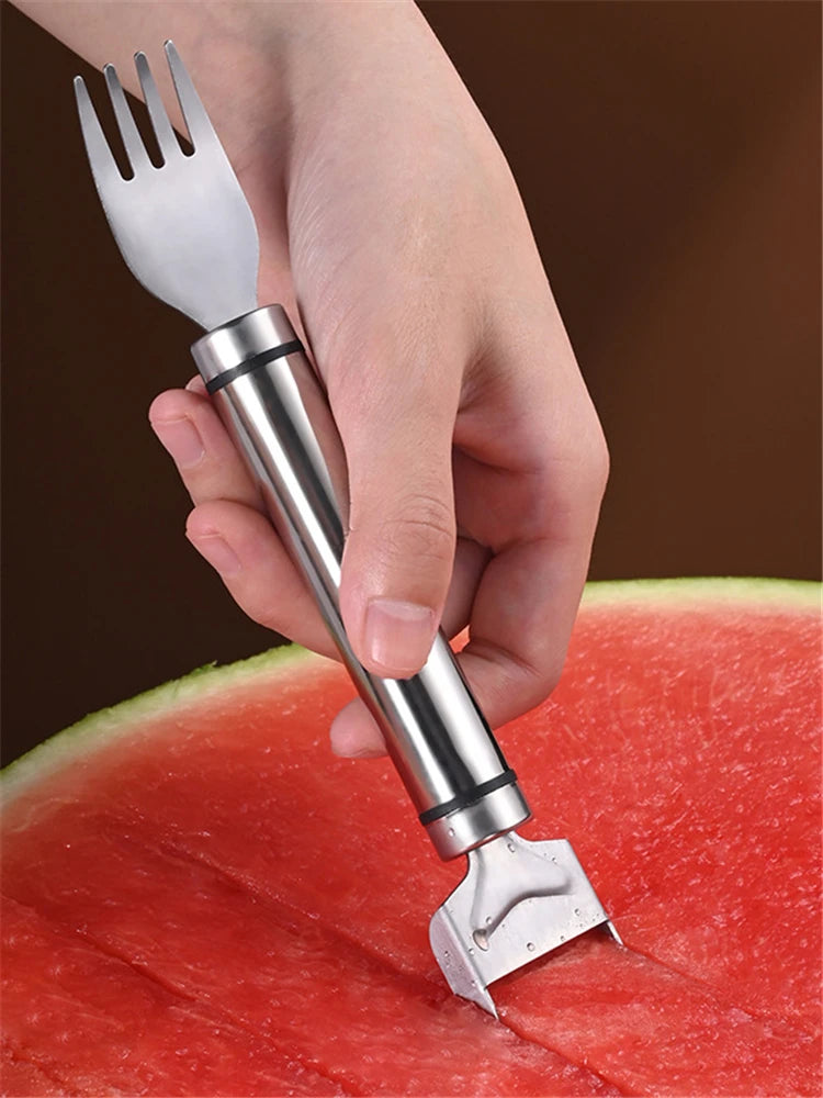 Stainless Steel Windmill Watermelon Cutter Artifact Salad Fruit Slicer Cutter Tool Watermelon Digger Kitchen Accessories Gadgets