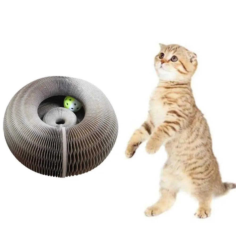 Magic Foldable Cat Scratch Board Toy