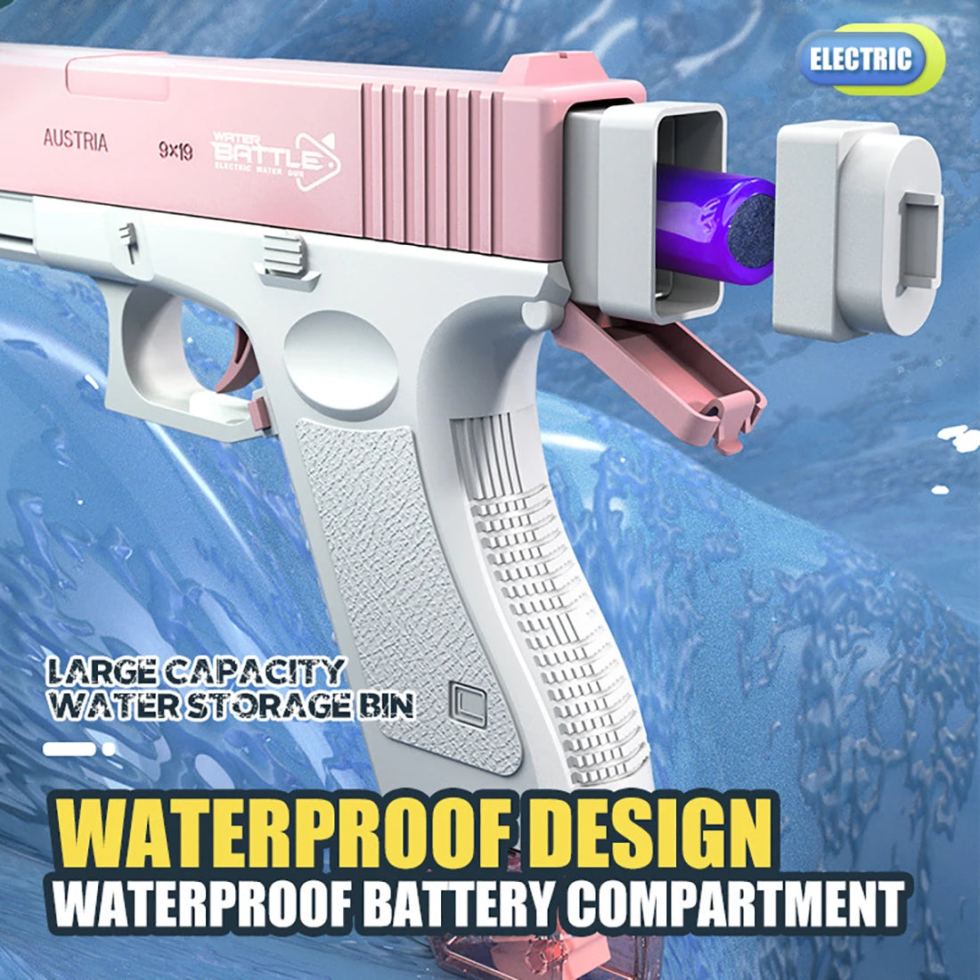 Water Gun, Bursts High-pressure Automatic Water Spray