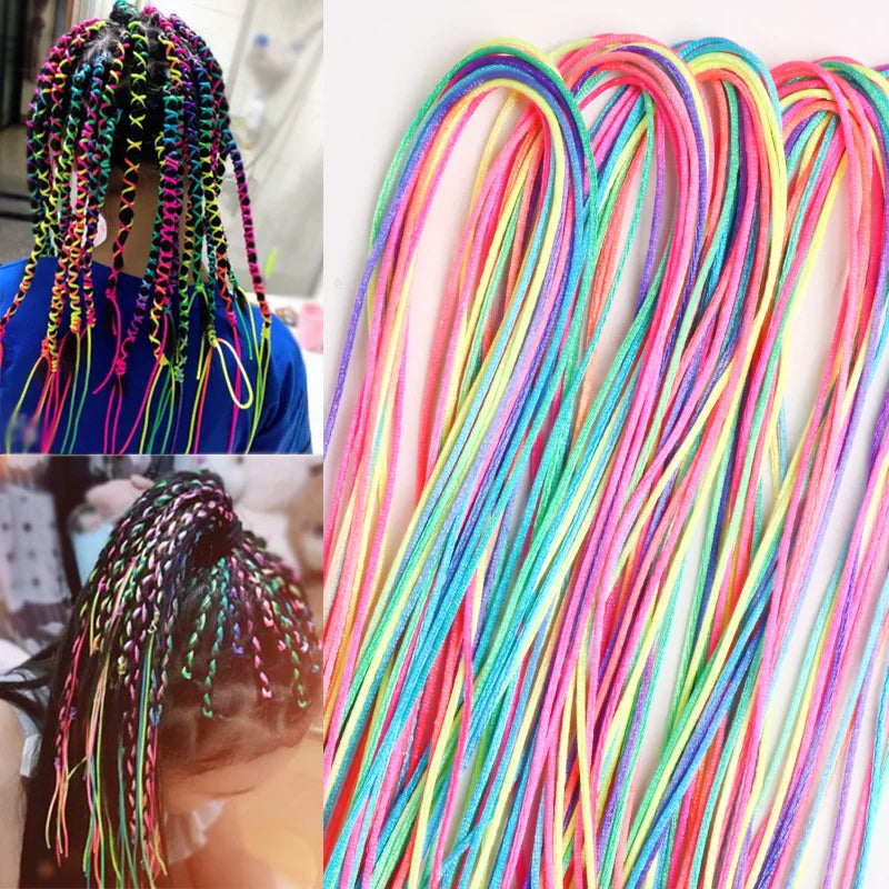 Unicorn Salon Hair braids Rope strands for girls and women