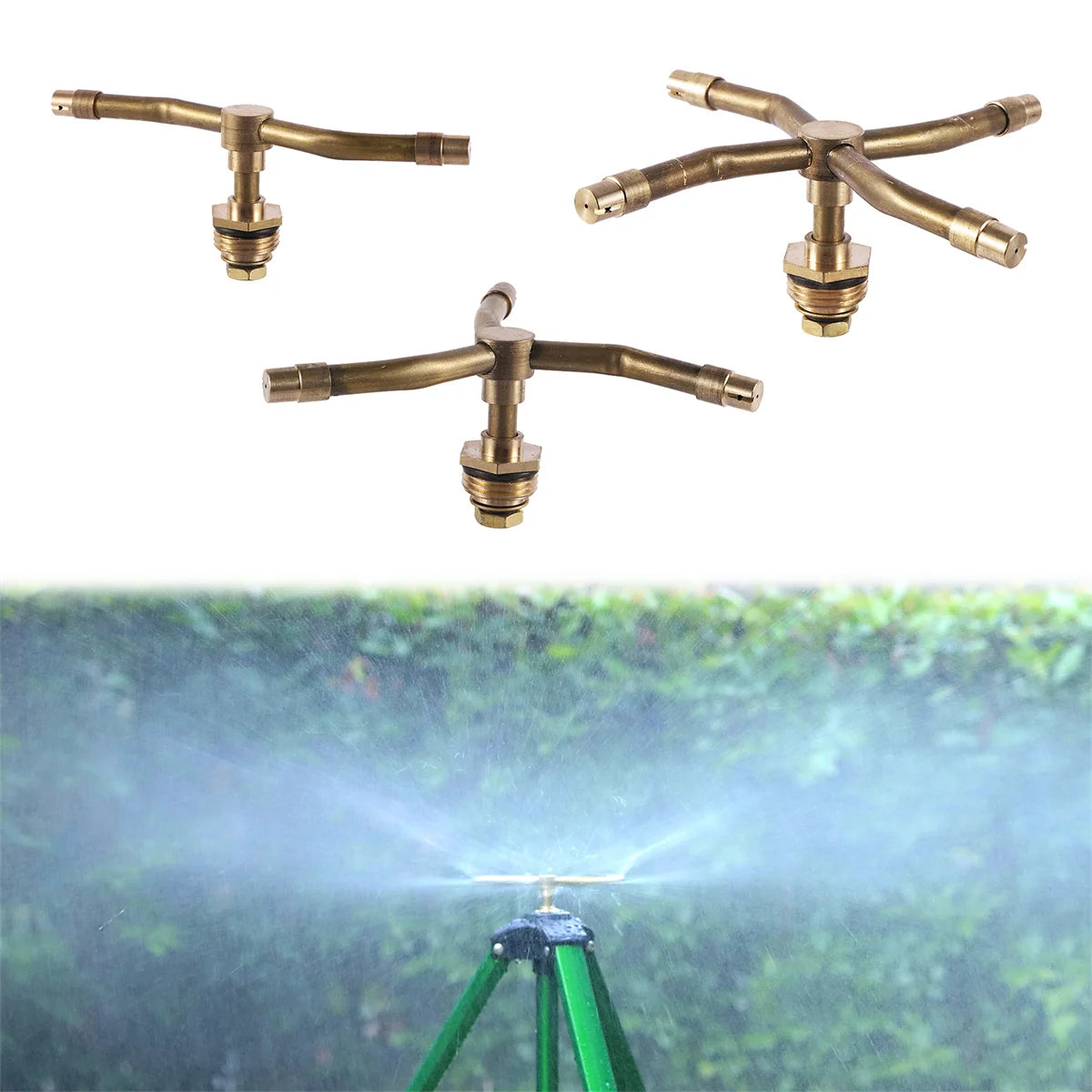 360° Automatic Rotating Cooper Sprinkler